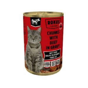 Κονσέρβα Rokus Cat Βοδινό 415gr