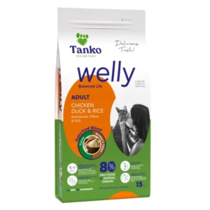 Welly Cat Adult Chicken-Duck & Rice 15kg